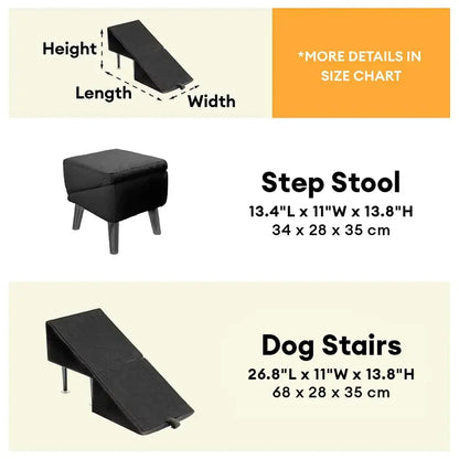 2-in-1 Convertible Ottoman Ramp